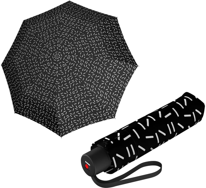 Парасолька механічна Knirps A.050 Medium Manual/2Dance Black Kn95 7051 8502