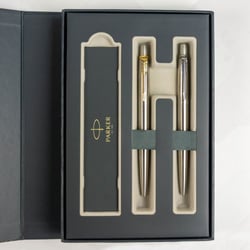 Подарочный набор Parker JOTTER Stainless Steel GT BP + CT BP (2 шариковые ручки)