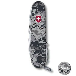Швейцарский складной нож 91мм Victorinox SWISSCHAMP ARMY Пиксель синий с крас. лого 1.6795.3.W3943p
