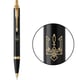 Ручка кулькова Parker IM UKRAINE Black GT BP Тризуб етніка