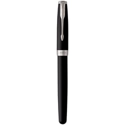 Ручка перьевая Parker SONNET Matte Black Lacquer CT FP F