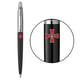 Подарунковий набір Parker JOTTER Originals ARMY Black CT BP Емблема ЗСУ (кулькова ручка + блокнот Parker)