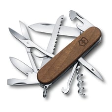 Швейцарський складаний ніж 91мм Victorinox HUNTSMAN WOOD 1.3711.63