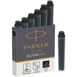 Картриджи Parker Quink Mini /6шт черные
