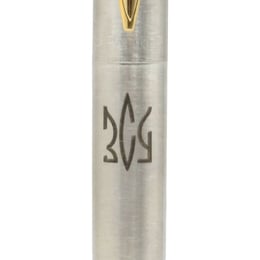 Ручка кулькова Parker JOTTER UKRAINE Stainless Steel GT BP Тризуб ЗСУ