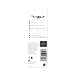 Стержень Waterman шариковый черный М (в блистере)