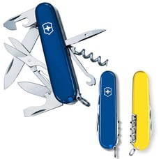 Швейцарський складаний ніж Victorinox CLIMBER UKRAINE 1.3703.2.8