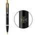 Ручка шариковая Parker IM ARMY Black GT BP Эмблема ГСЧС Украины