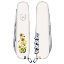 Швейцарський складаний ніж 91мм Victorinox SPARTAN UKRAINE 1.3603.7_T1050u