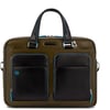 Портфель Piquadro BLUE SQUARE (B2) Olive-Black CA2849B2_VEN