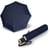 Парасолька-автомат Knirps C.241 Chrome Matt Medium Duomatic/Navy Kn95-8241-1201