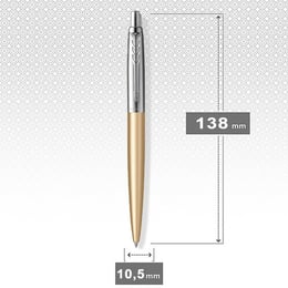 Ручка шариковая Parker JOTTER XL UKRAINE Matt Gold CT BP Трезубец