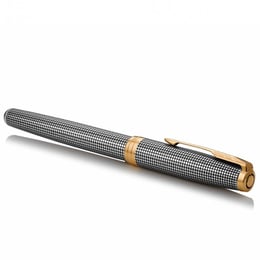 Ручка перьевая Parker SONNET Cisele Silver GT FP18 F