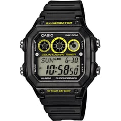 Мужские часы Casio STANDARD Digital Cwae-1300wh-1avef