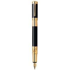 Ручка перьевая Waterman ELEGANCE Black GT FP18 F
