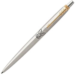 Ручка шариковая Parker JOTTER ZODIAC Stainless Steel GT BP Кролик