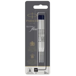 Стержень Parker QuinkFlow шариковый черный M (3 шт)