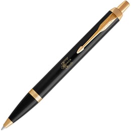 Ручка шариковая Parker IM UKRAINE Black GT BP Трезубец этника
