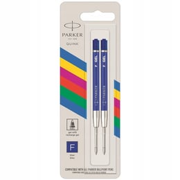 Стрижень Parker QuinkFlow GEL (Economy) гелевий синій F (2 шт)