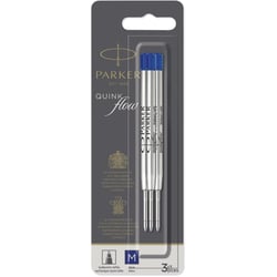 Стержень Parker QuinkFlow шариковый синий M (3 шт)