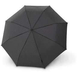 Парасолька механічна Knirps C.041 Chrome Matt Small Manual/Melange Black Kn95-8041-4119