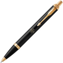 Ручка шариковая Parker IM ARMY Black GT BP Эмблема ГСЧС Украины