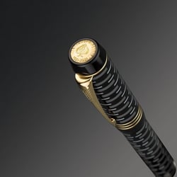 Ручка перьевая Parker DUOFOLD 100 Limited Edition Black FP18 F