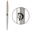 Ручка шариковая Parker JOTTER ZODIAC Stainless Steel GT BP Огненный конь
