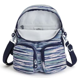 Рюкзак-сумка Kipling FIREFLY UP Brush Stripes (W66)