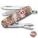 Складной нож 58 мм Victorinox CLASSIC SD ARMY Пиксель песочный с красным Лого 0.6223.7.W3945pw