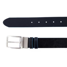 Ремінь двосторонній Piquadro BLUE SQUARE (B2) Black-Blue CU6280B2_NBL