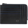 Картхолдер з монетницею Piquadro BLUE SQUARE (B2S) Black PU1243B2SR_N