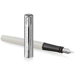 Ручка перова Waterman ALLURE Deluxe White CT FP F