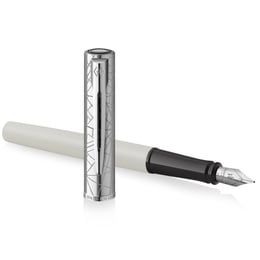 Ручка перова Waterman ALLURE Deluxe White CT FP F
