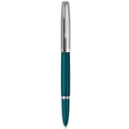 Ручка перьевая Parker PARKER 51 Teal Blue CT FP F