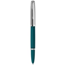 Ручка перова Parker PARKER 51 Teal Blue CT FP F
