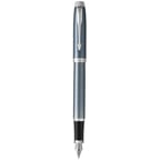Ручка перова Parker IM Light Blue Grey CT FP F