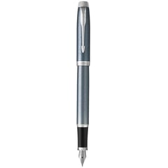 Ручка перова Parker IM Light Blue Grey CT FP F