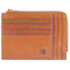 Картхолдер с монетницей Piquadro BLUE SQUARE (B2S) Tobacco PU1243B2SR_CU