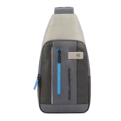 Сумка-слінг з підсвічуванням Piquadro URBAN (UB00) Black-Grey CA4536UB00L_NGR