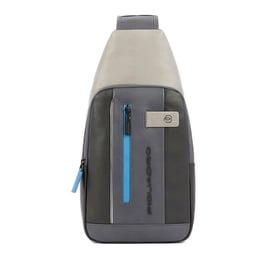 Сумка-слінг з підсвічуванням Piquadro URBAN (UB00) Black-Grey CA4536UB00L_NGR