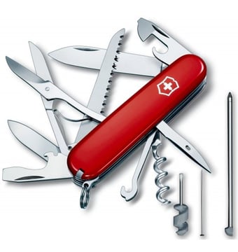 Швейцарський складаний ніж 91мм Victorinox HUNTSMAN 1.3715