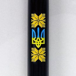 Ручка роллерная Parker IM UKRAINE Black GT RB Трезубец с орнаментом