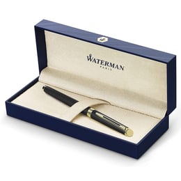 Ручка перова Waterman HEMISPHERE Mаtte Black GT FP F