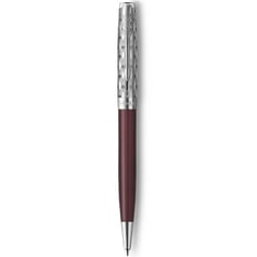 Ручка шариковая Parker SONNET Metal & Red Lacquer CT BP