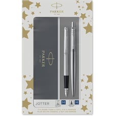 Набір Parker JOTTER Stainless Steel CT FP+BP (перова та кулькова ручка)