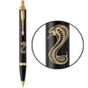 Ручка кулькова Parker IM ZODIAC Black GT BP Зелена Змія