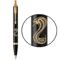Ручка шариковая Parker IM ZODIAC Black GT BP Зеленая Змея