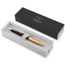 Ручка шариковая Parker URBAN UKRAINE Twist Muted Black GT BP Трезубец на торце