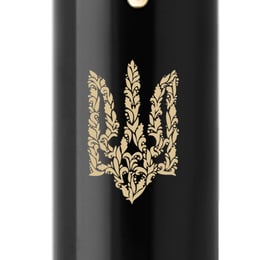 Ручка шариковая Parker IM UKRAINE Black GT BP Трезубец цветочный